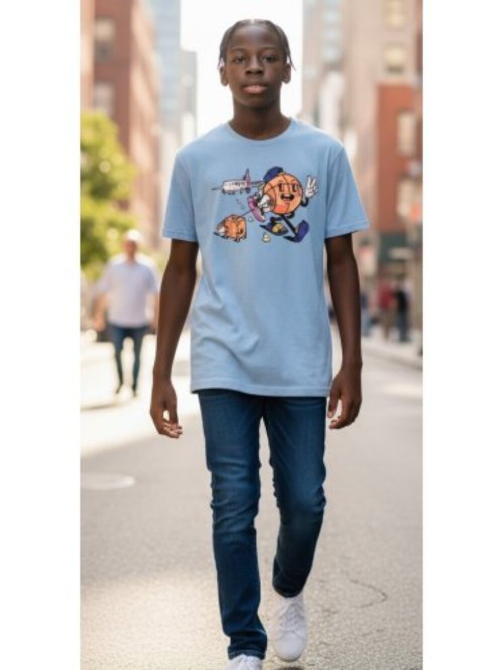 UNDER ARMOUR Blue Short Sleeved Tee Boys YLG Size 14-16